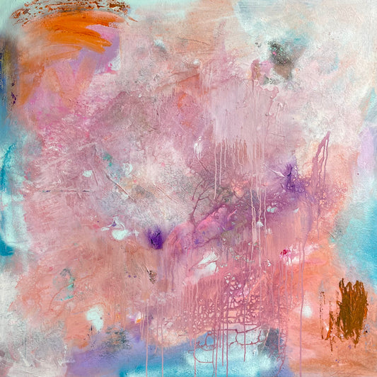 Fréquence du Rose
- 145cm x 145cm