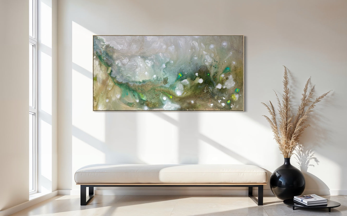 Turquoise Mist - 80cm x 160cm