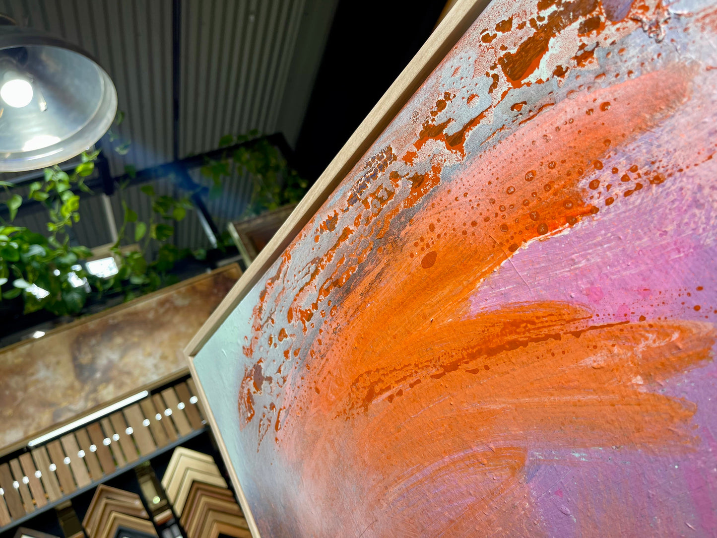 Fréquence du Rose
 - 145cm x 145cm