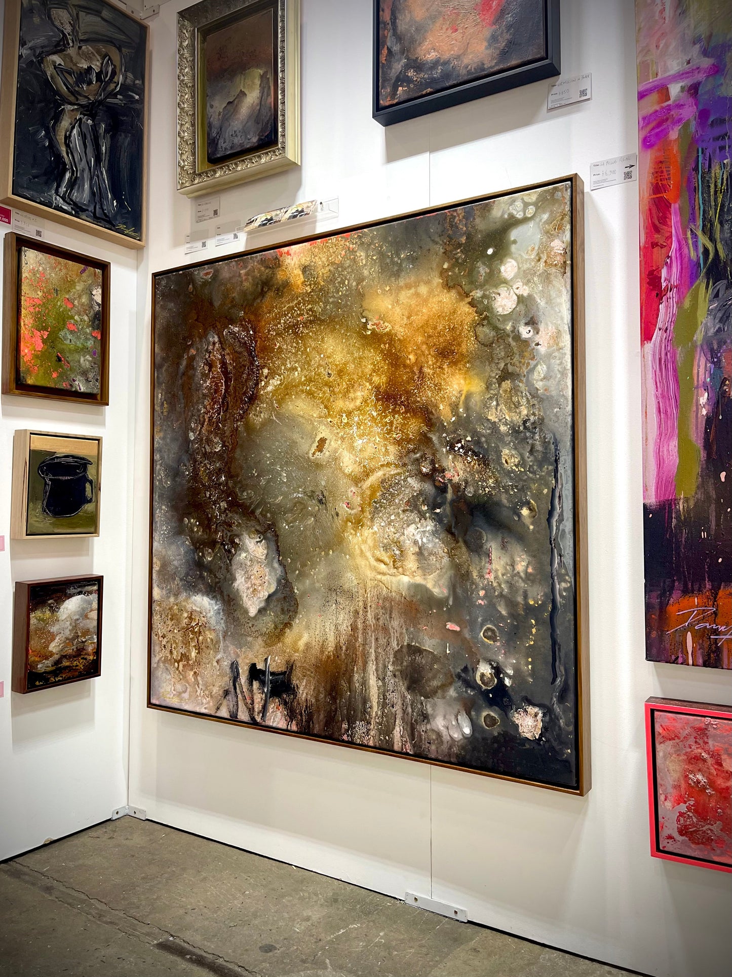 The Divine Frequency Modulator - 120cm x 120cm