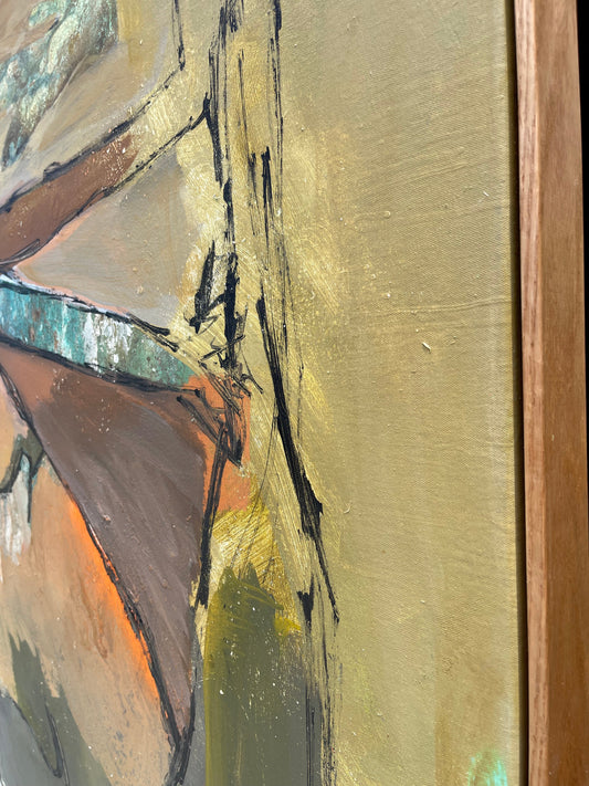 Dame Caméléon - 115cm x 165cm