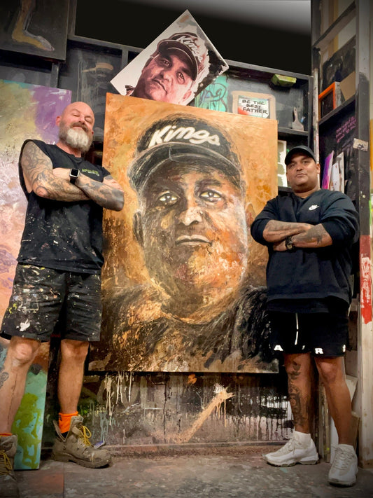 THE KID FROM TUGUN - 110cm x 160cm