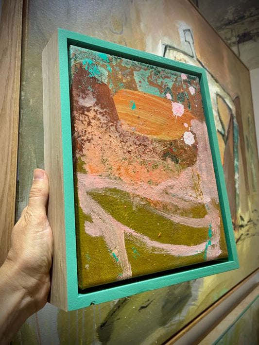 Small Turquoise  #6 - 20cm x 25cm