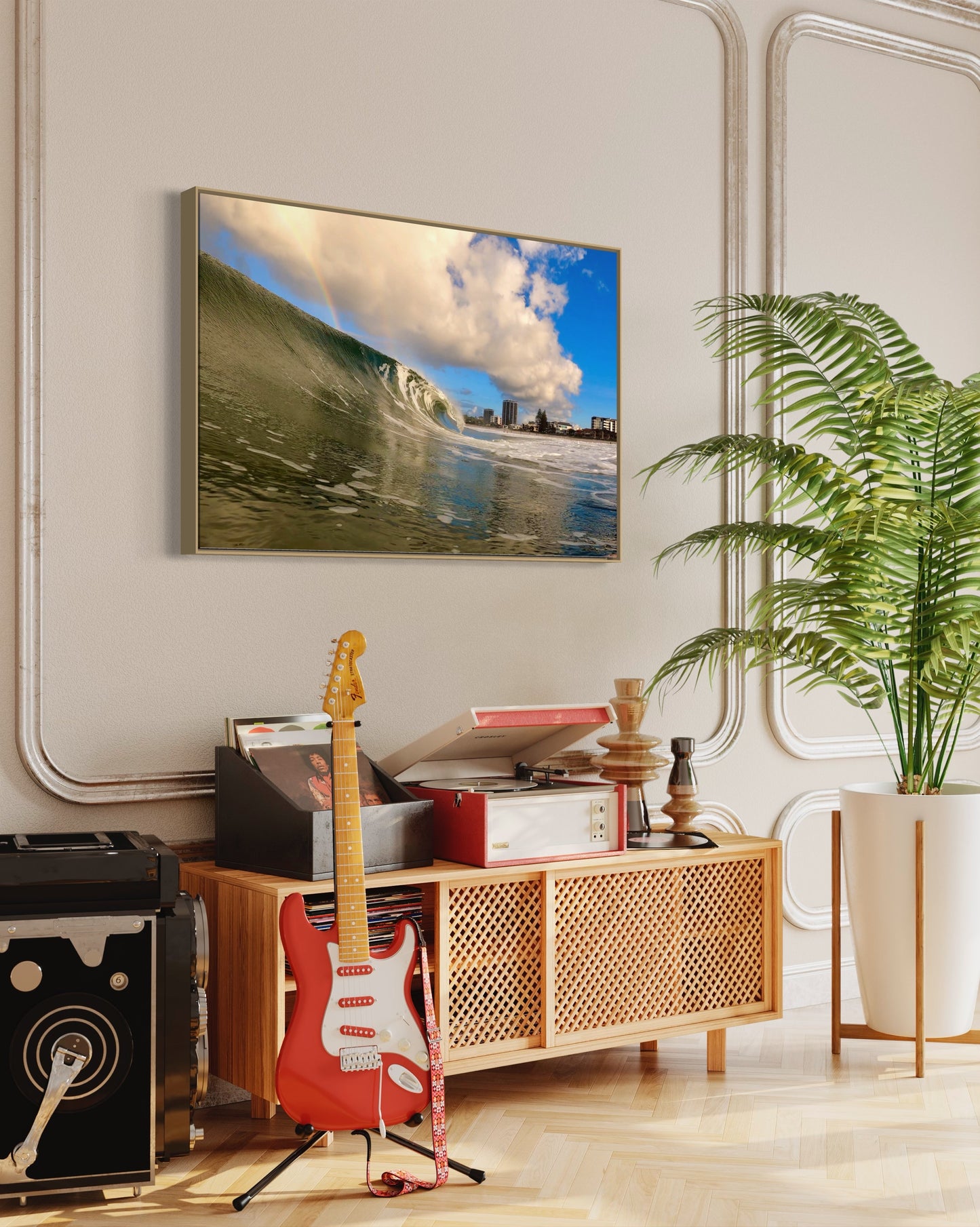 RAINBOW WAVE - Ltd Ed of 150 Professionally Custom Framed