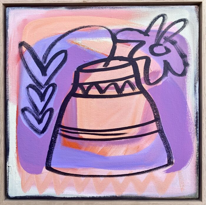 I Can Buy Myself Flowers - 40cm x 40cm