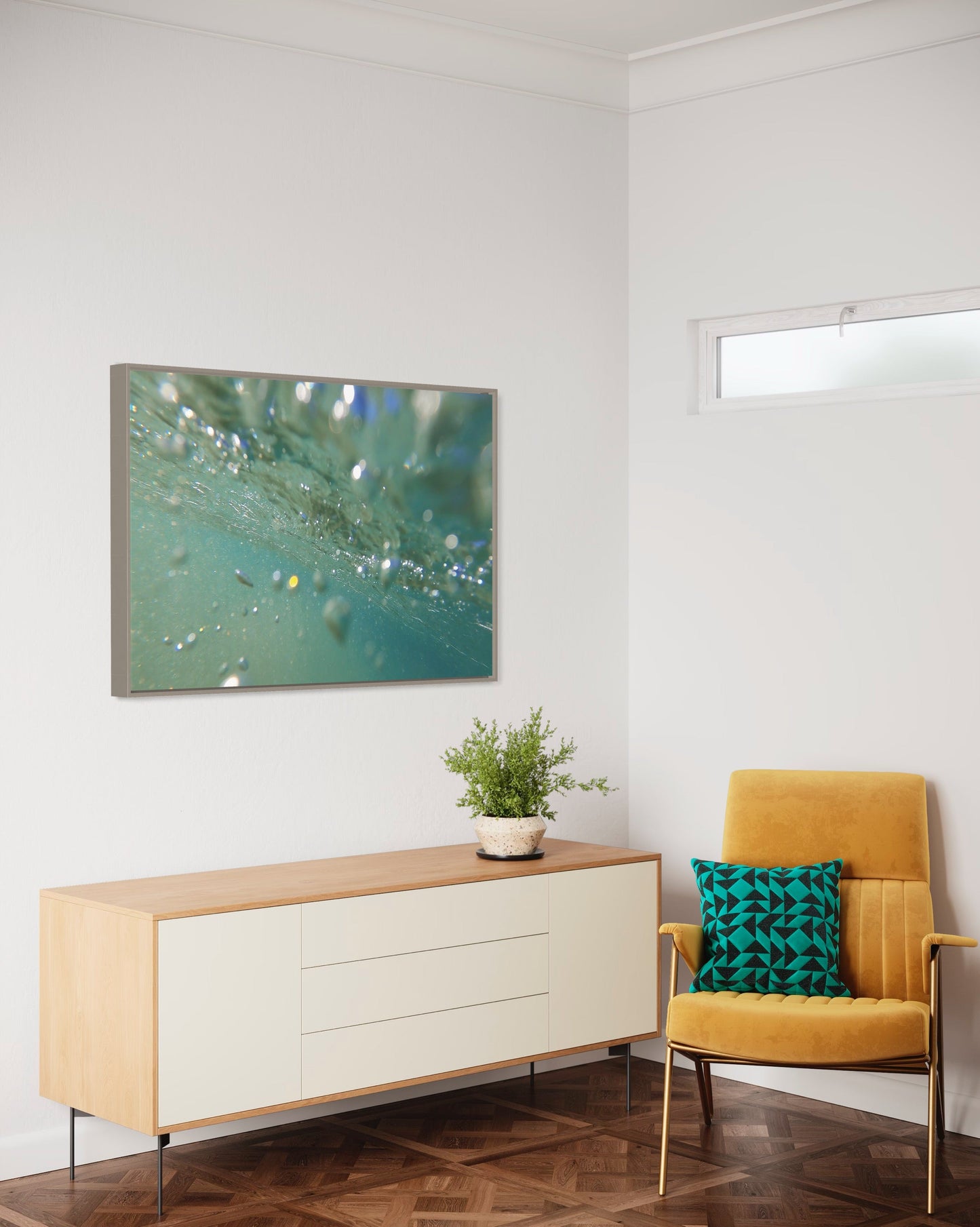 TEAL LOVE #1 - Ltd Ed of 150 Professionally Custom Framed