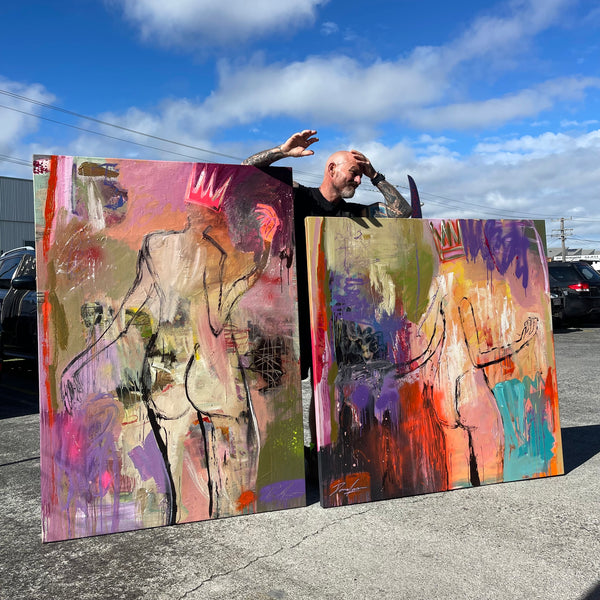 La Belle Reine - 145cm x 145cm