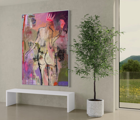 Dame Équilibre - 120cm x 170cm