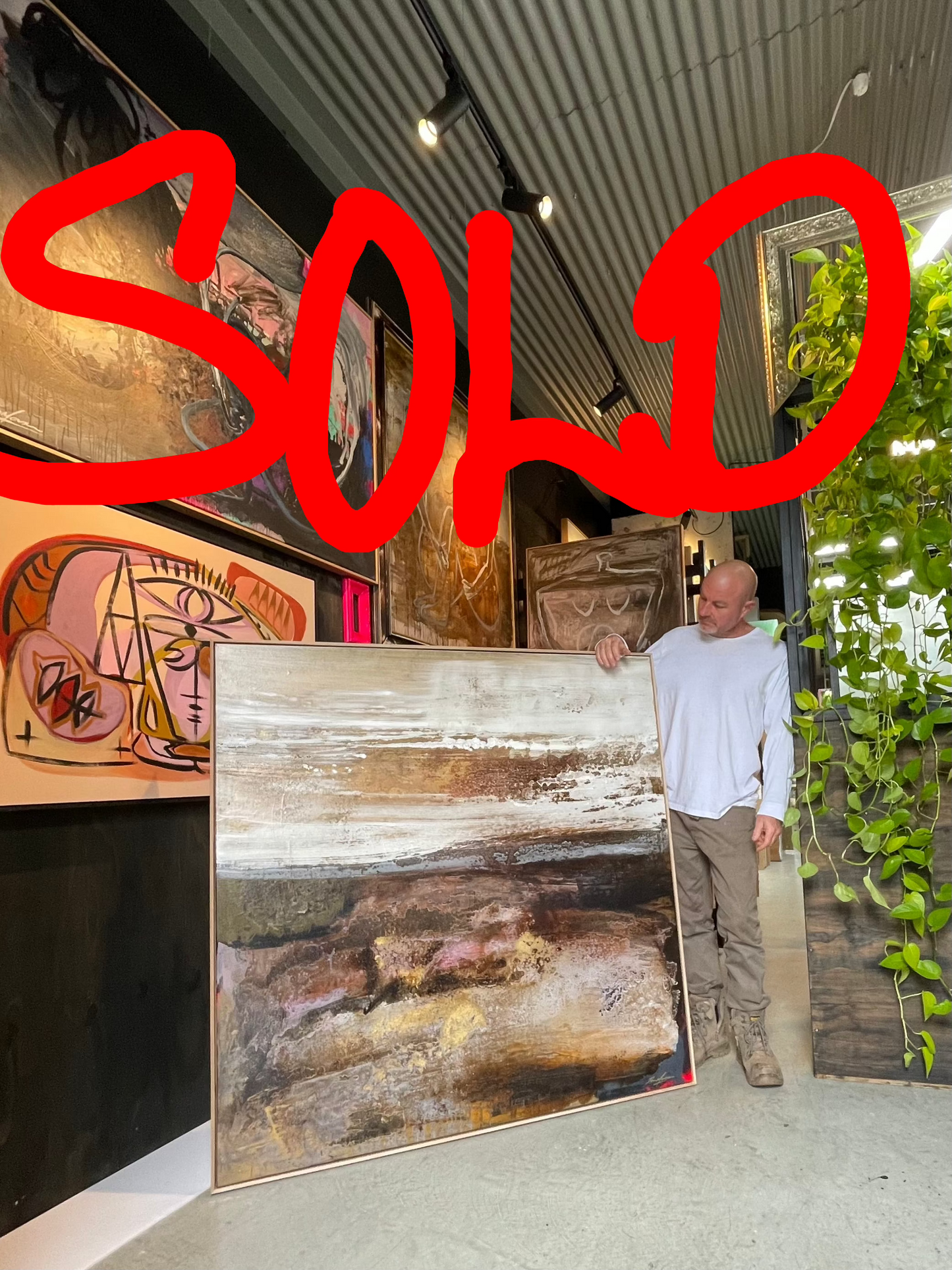 SOLD. Bronzed Landscaoe #1